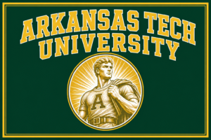 Arkansas Tech University Green & Gold Collegiate-Style Wall Art