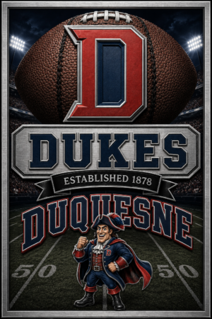 Duke Blue Devils Football Stadium Framed Wall Art