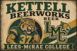 Lees-McRae College Bobcat 37 Vintage-Style Wall Art