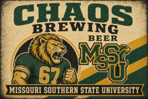 Missouri Southern State University Lions 67 Brewing Wall Art