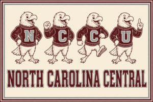 North Carolina Central Eagle Mascot Wall Art Print