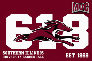 Southern Illinois Carbondale Maroon Dog Graphic Wall Art