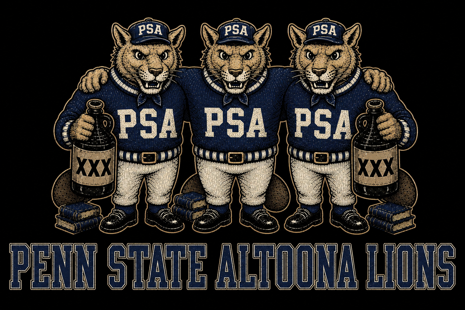 Penn State Nittany Lions Trio Graphic Wall Art