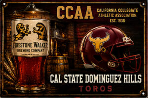 Cal State Dominguez Hills Toros CCAA Sports Wall Sign