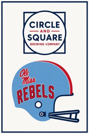 Ole Miss Rebels Helmet & Brewing Company Graphic Wall Art