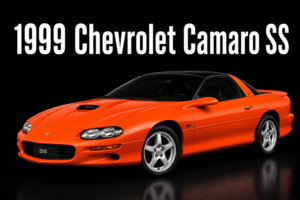 1999 Chevrolet Camaro SS Orange Car Wall Art