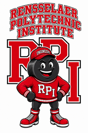 Rensselaer Polytechnic Institute Engineer Mascot Graphic