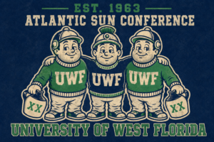 University of West Florida Atlantic Sun Conference Graphic