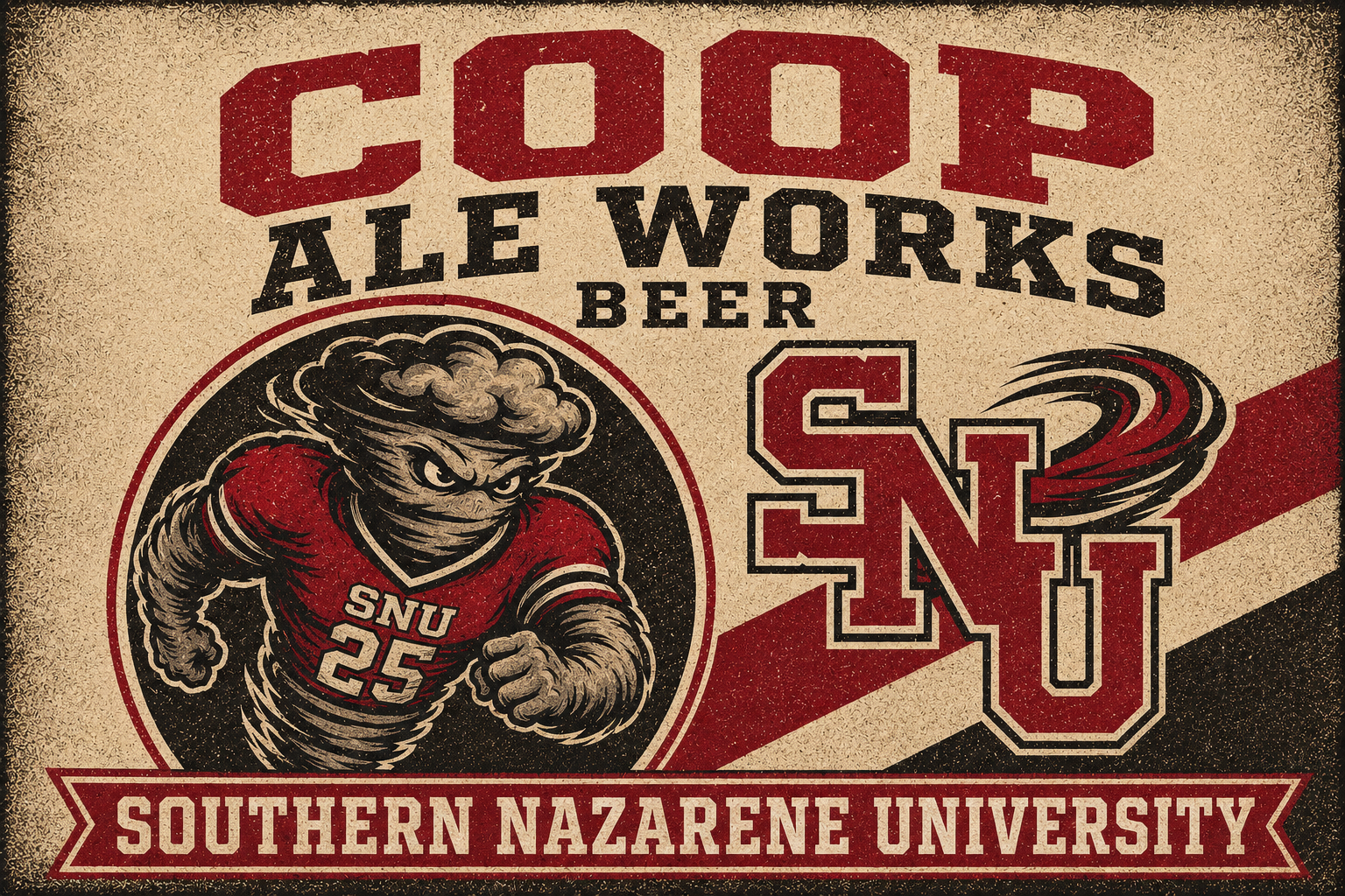 Southern Nazarene University SNU Coop Ale Works Wall Art