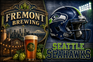 Seattle Brewing and Football Collage Wall Art
