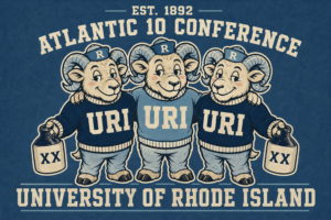 Atlantic 10 Conference URI Ram Trio Graphic Print