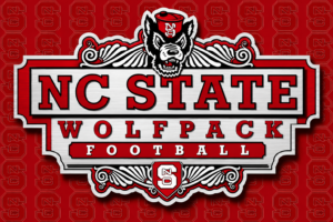 NC State Wolfpack Football Wolf Graphic Wall Art