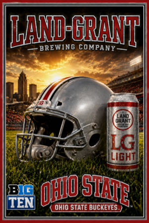 Land-Grant Brewing Ohio State Football Wall Art Print