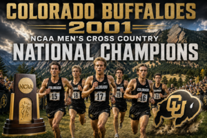 Colorado Buffaloes 2001 Cross Country Champions Wall Art