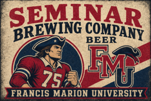 Francis Marion University Patriot Brewing Company Wall Art