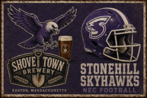Stonehill Skyhawks NEC Football Eagle Brewery Wall Art