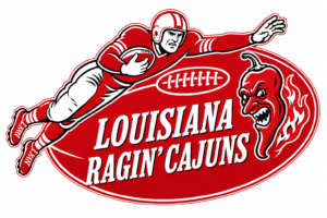 Louisiana Ragin' Cajuns Football Graphic Wall Art