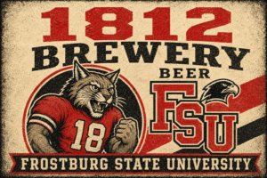 1812 Brewery Frostburg State University Vintage-Style Wall Art