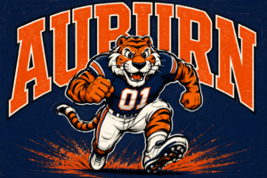 AUBURN Tiger Football Graphic Wall Art