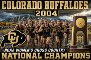 Colorado Buffaloes 2004 Women’s Cross Country Wall Art