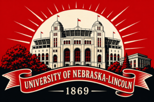 Nebraska-Lincoln Stadium 1869 Graphic Wall Art