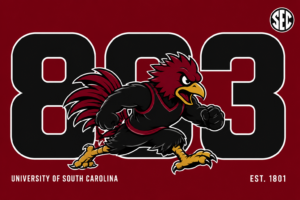 University of South Carolina Gamecock SEC Graphic
