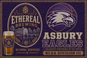 Ethereal Brewing Asbury Eagles Vintage-Style Wall Art