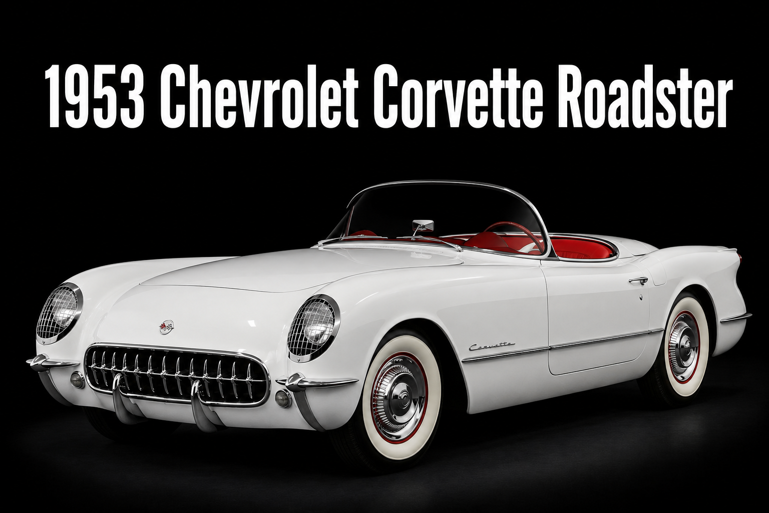 1953 Chevrolet Corvette Roadster Automotive Wall Art