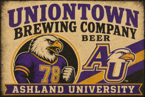 Uniontown Brewing Company Ashland University Eagle Sign