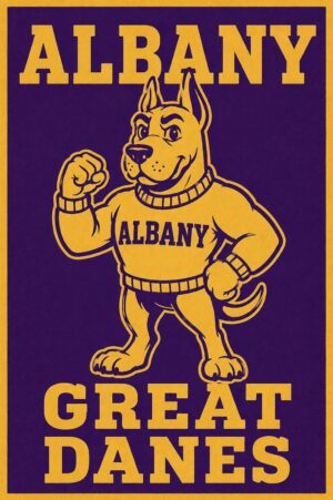 Albany Great Danes Great Dane Mascot Wall Art