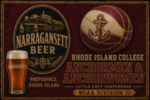 Narragansett Beer Rhode Island College Anchormen Wall Art