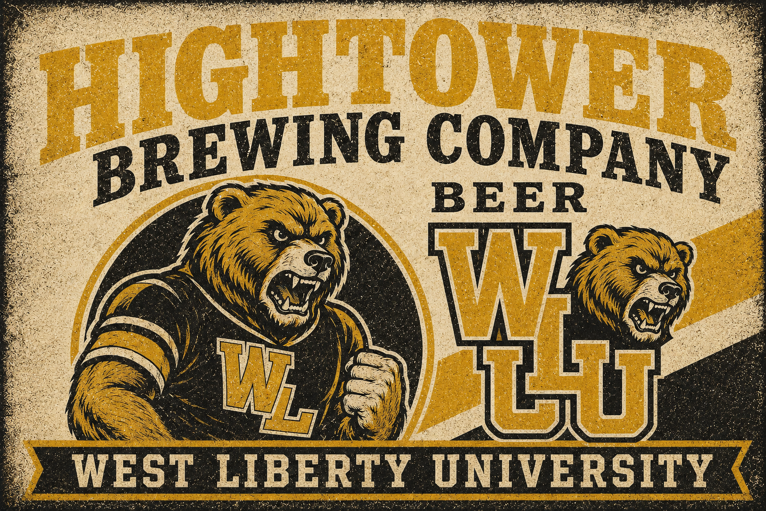 West Liberty University Bear Brewing Company Wall Art