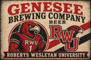 Genesee Brewing Company Roberts Wesleyan University Eagle Sign