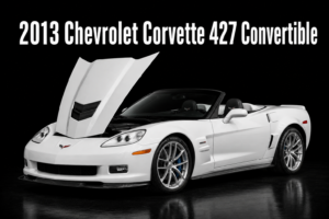 2013 Chevrolet Corvette 427 Convertible Automotive Wall Art