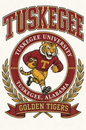Tuskegee University Golden Tigers Football Wall Art