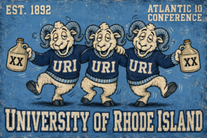 University of Rhode Island Rams Vintage-Style Wall Art