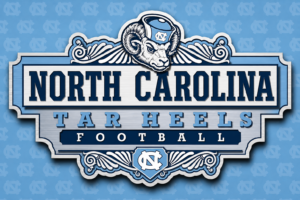 North Carolina Tar Heels Football Decorative Wall Sign