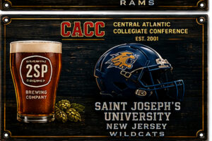 Saint Joseph’s University Wildcats CALC Sports Wall Sign