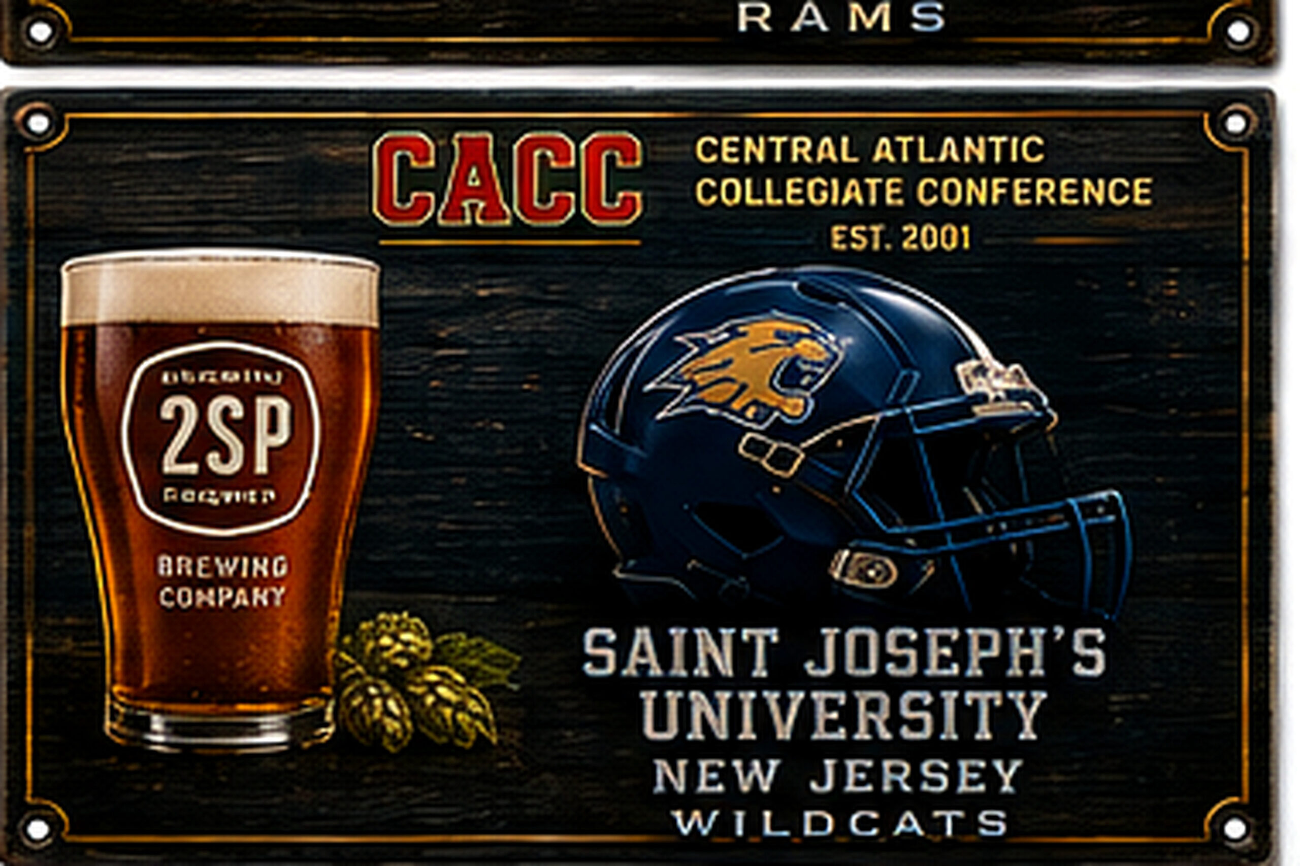 Saint Joseph’s University Wildcats CALC Sports Wall Sign