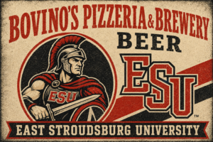 East Stroudsburg University Warriors Pizzeria & Brewery Wall Art
