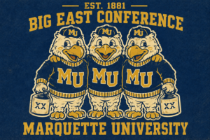 Marquette University Big East Eagles Graphic