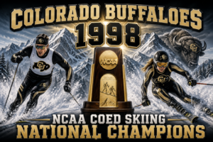 Colorado Buffaloes 1998 Skiing National Champions Poster