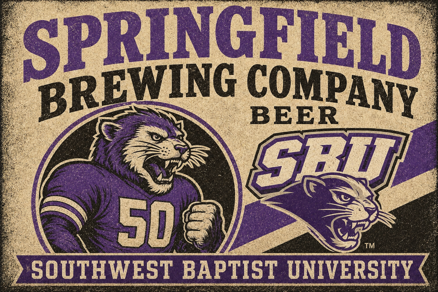 Southwest Baptist University Bearcats Brewing Company Wall Art