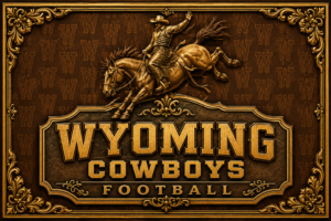 Wyoming Cowboys Football Western-Style Wall Art