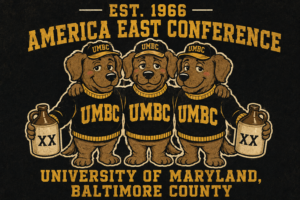 UMBC America East Conference Three Bears Graphic