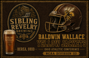 Baldwin Wallace Yellow Jackets Vintage-Style Wall Art