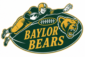 Baylor Bears Football Graphic Wall Art