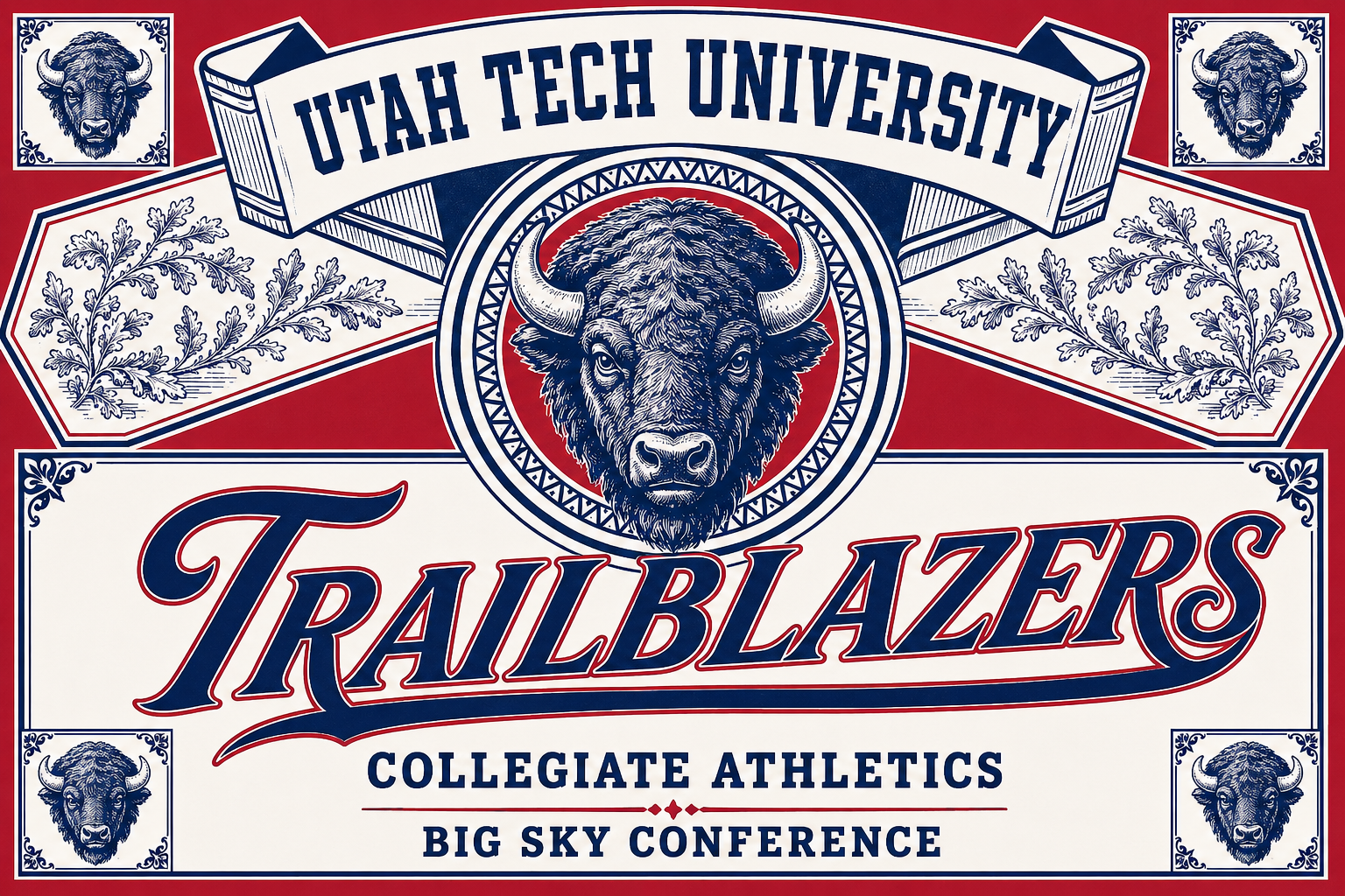 Utah Tech University Trailblazers Collegiate Athletics Print