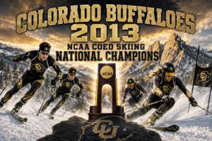 Colorado Buffaloes 2013 Skiing Championship Poster