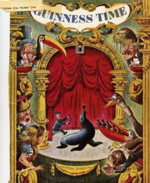 Guinness Time Vintage-Themed Illustrated Cover Design